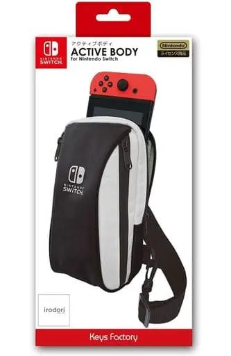 Nintendo Switch - Bag - Video Game Accessories (ACTIVE BODY for Nintendo Switch(ブラック)[NAB-001-5])