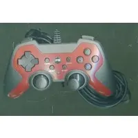 PlayStation 3 - Game Controller - Video Game Accessories (ラバーコートコントローラーターボ2 レッド×ブラック)