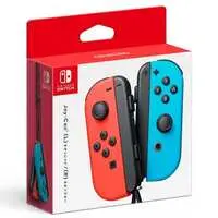 Nintendo Switch - Video Game Accessories - Game Controller - Joy-Con (Nintendo Switchコントローラー Joy-Con(L) ネオンレッド/(R) ネオンブルー) - No Box No Manual