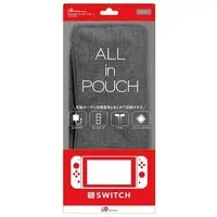 Nintendo Switch - Video Game Accessories (ALL in POUCH グレー (SWITCH用))
