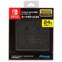 Nintendo Switch - Card Pocket 24 - Case - Video Game Accessories (カードポケット24 ブラック (SWITCH用))