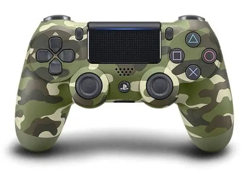 PlayStation 4 - Video Game Accessories - Game Controller (ワイヤレスコントローラDUALSHOCK4 グリーン・カモフラージュ)