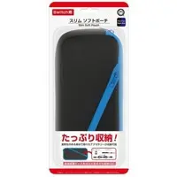 Nintendo Switch - Pouch - Video Game Accessories (スリムソフトポーチ ブラックブルー (SWITCH用))