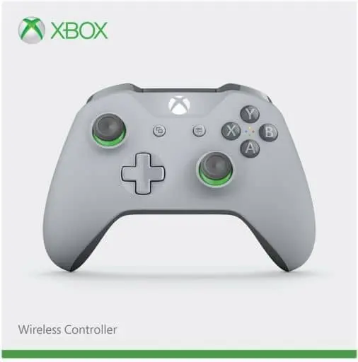 Xbox One - Game Controller - Video Game Accessories (Xbox ワイヤレス コントローラー (グレー/グリーン))