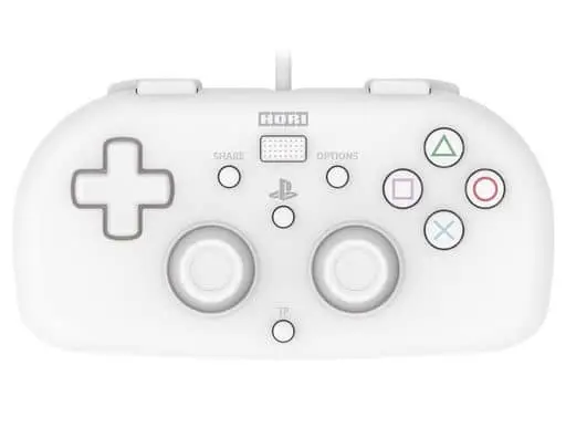 PlayStation 4 - Game Controller - Video Game Accessories (ワイヤードコントローラーライト ホワイト)