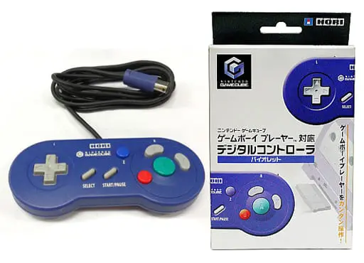 NINTENDO GAMECUBE - Game Controller - Video Game Accessories (デジタルコントローラ(バイオレット))