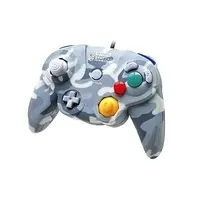 NINTENDO GAMECUBE - Game Controller - Video Game Accessories (ホリパッドキューブ(迷彩グレー))