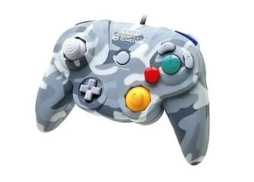 NINTENDO GAMECUBE - Game Controller - Video Game Accessories (ホリパッドキューブ(迷彩グレー))