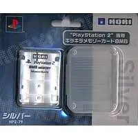 PlayStation 2 - Memory Card - Video Game Accessories (PlayStation2 専用キラキラメモリーカード(8MB) シルバー)