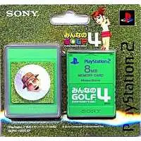 PlayStation 2 - Memory Card - Video Game Accessories - Minna no Golf (Everybody's Golf)