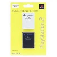 PlayStation 2 - Video Game Accessories - Memory Card (PlayStation 2専用メモリーカード(8MB) セラミック・ホワイト ＆ ブラック)
