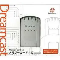 Dreamcast - Memory Card - Video Game Accessories (メモリーカード4× セガ純正)