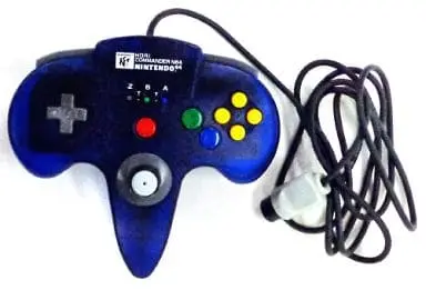 NINTENDO64 - Game Controller - Video Game Accessories (ホリコマンダーN64(ブルー))