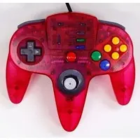 NINTENDO64 - Game Controller - Video Game Accessories (アスキーパッド64(クリアピンク))