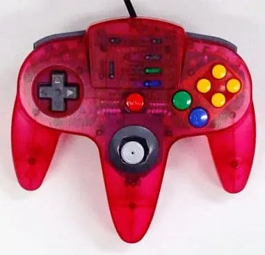 NINTENDO64 - Game Controller - Video Game Accessories (アスキーパッド64(クリアピンク))