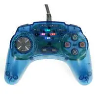 PlayStation - Game Controller - Video Game Accessories (アスキーパッドV2 ブルー)