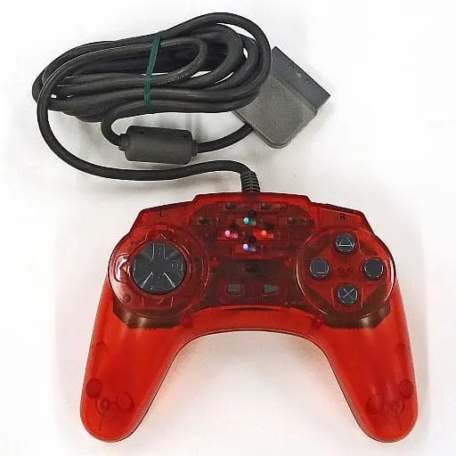 PlayStation - Game Controller - Video Game Accessories (アスキーパッドV2 レッド)