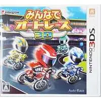 Nintendo 3DS - Minna de Auto Racing 3D
