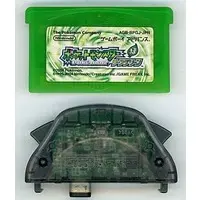 GAME BOY ADVANCE - With Wireless Adapter - Pokemon LeafGreen - No Box No Manual