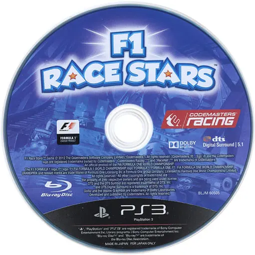 PlayStation 3 - F1 RACE STARS