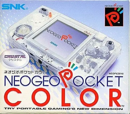 NEOGEO POCKET - Video Game Console (ネオ・ジオポケットカラー本体 クリスタル)
