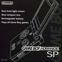 GAME BOY ADVANCE - Video Game Console (ゲームボーイアドバンスSP本体 オニキスブラック)