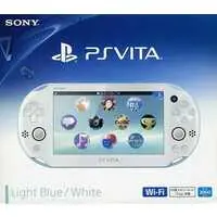 PlayStation Vita - Video Game Console (PlayStation Vita本体 Wi-Fiモデル ライトブルー・ホワイト[PCH-2000])