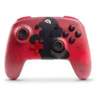 Nintendo Switch - Game Controller - Video Game Accessories (PowerA Enhanced Wireless Controller Mario Silhouette[1507507-DA])