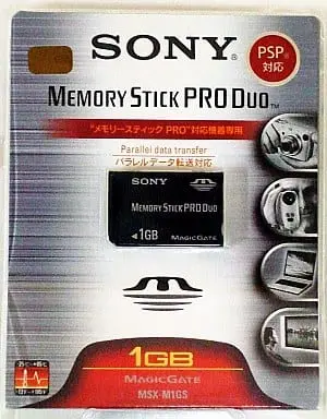 PlayStation Portable - Video Game Accessories - Memory Stick (ソニー メモリースティック PRO DUO 1GB (MSX-M1GS))