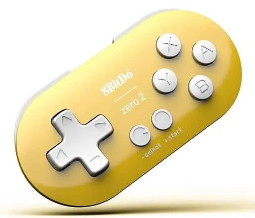 Nintendo Switch - Game Controller - Video Game Accessories (8BitDO Bluetooth Controller Zero 2[Yellow Edition])