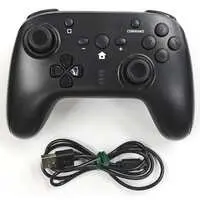 Nintendo Switch - Video Game Accessories - Game Controller (Type2 マクロ機能付きワイヤレスコントローラー(ブラック)[T2-SWWLCHG-BK])