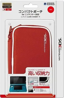 Nintendo 3DS - Pouch - Video Game Accessories (コンパクトポーチ for3DS レッド)