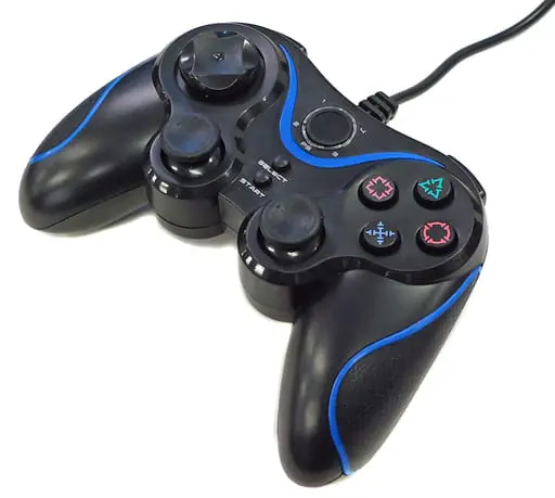 PlayStation 3 - Game Controller - Video Game Accessories (PS3用コントローラー type ZERO (ブラック×ブルー))