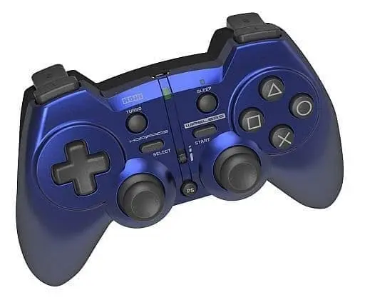 PlayStation 3 - Game Controller - Video Game Accessories (ホリパッド3ワイヤレス ブルー(状態：本体のみ))