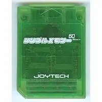 PlayStation - Video Game Accessories - Memory Card (シンプルメモリー 60 クリアグリーン(PS))