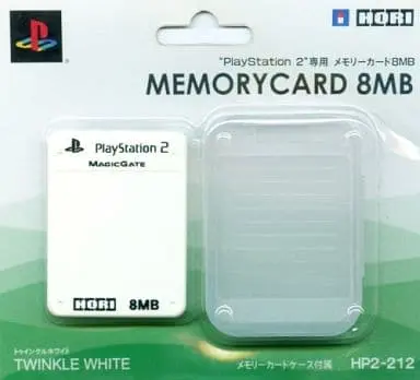 PlayStation 2 - Memory Card - Video Game Accessories (メモリーカード 8MB (トゥインクルホワイト))