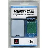 PlayStation 2 - Memory Card - Video Game Accessories (PlayStation2 専用MEMORY CARD(8MB) スパークリングブルー)