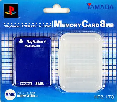 PlayStation 2 - Video Game Accessories - Case (メモリーカード 8MB ルミナスブルー[メモリーカードケース付属])