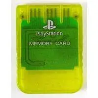 PlayStation - Memory Card - Video Game Accessories (メモリーカード(レモン・イエロー))