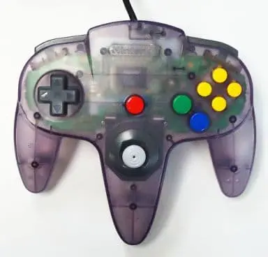 NINTENDO64 - Game Controller - Video Game Accessories (コントローラブロス(クリアパープル))