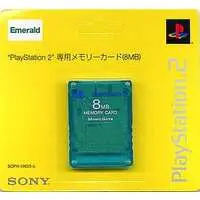 PlayStation 2 - Memory Card - Video Game Accessories (Playstation2 専用メモリーカード(8MB)エメラルド)