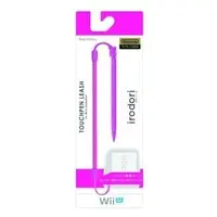 WiiU - Touch pen - Video Game Accessories (タッチペンリーシュ for WiiU ピンク)