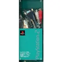 PlayStation 2 - Video Game Accessories (D-Sub15ピン変換ケーブル(音声出力端子付き))