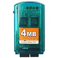 Dreamcast - Video Game Accessories (4MBメモリー [GAME MAK DC] (クリアグリーン))