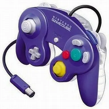 NINTENDO GAMECUBE - Game Controller - Video Game Accessories (コントローラ(バイオレット＆クリア)ゲームキューブ専用)