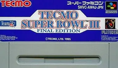 SUPER Famicom - Tecmo Super Bowl