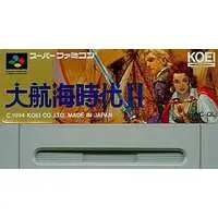 SUPER Famicom - Daikoukai Jidai (Uncharted Waters) - No Box No Manual