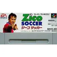 SUPER Famicom (ジーコサッカー(SPG) (箱説なし)) - No Box No Manual