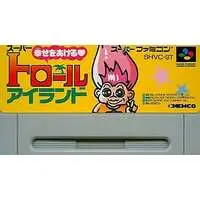 SUPER Famicom - Super Troll Islands - No Box No Manual