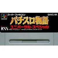 SUPER Famicom (ユニバーサル パチスロ物語 (箱説なし)) - No Box No Manual